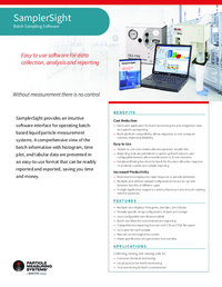 Thumbnail of document Data Sheet - SamplerSight Software